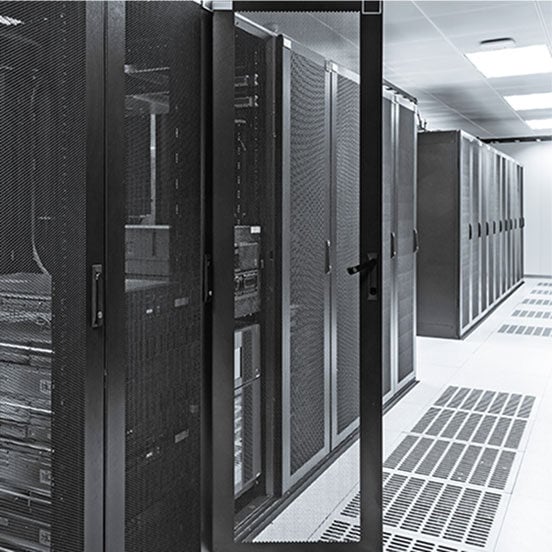 Photo of Centersquare secure data center cabinets